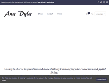 Tablet Screenshot of anadyla.com